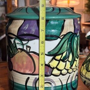Vintage Shannon Norton Ceramic Canister. Large. 10” tall. 1997
